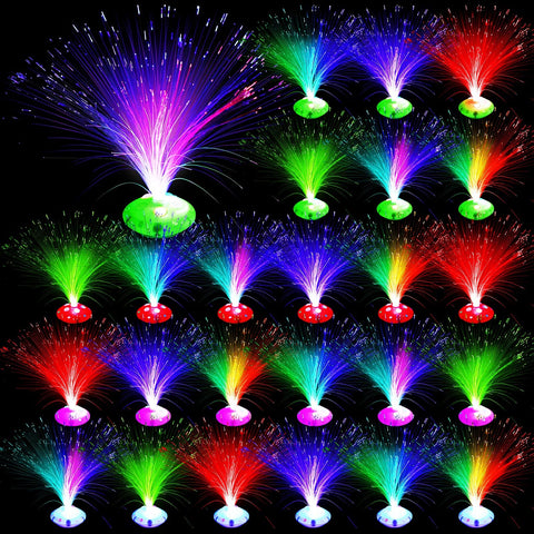 Retisee fiber-optic lamp 24 pieces creating festive table glow