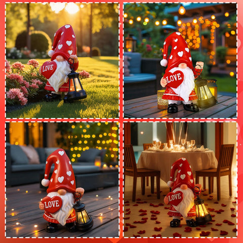 Retisee garden statue gnome in resin withstands rain and sun