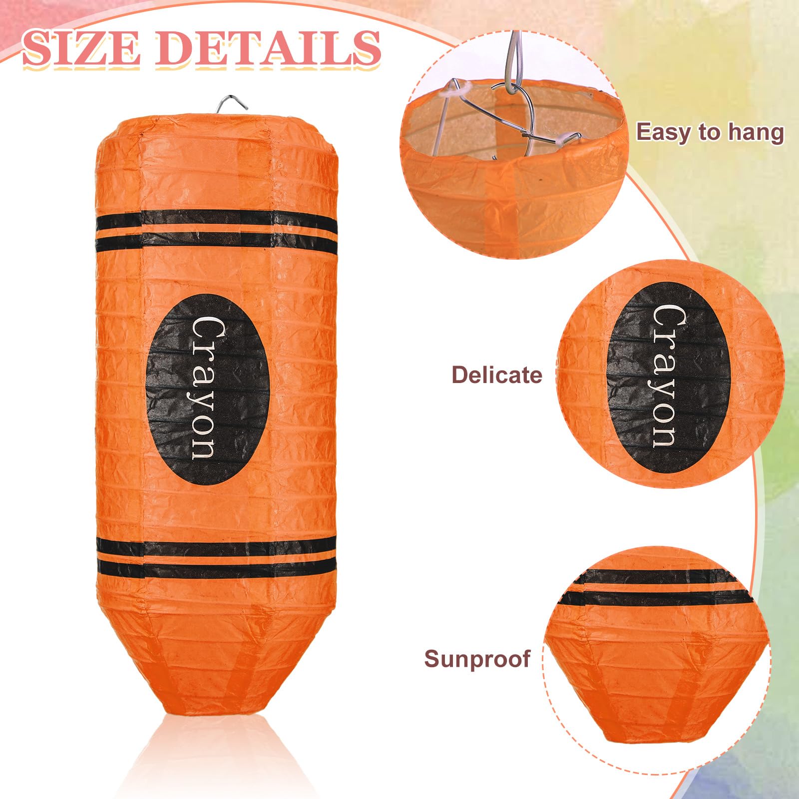 Retisee preschool supplies lanterns are lightweight and portable for flexible displays.