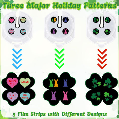 Retisee St. Patrick's clover projection enhances mood lighting.