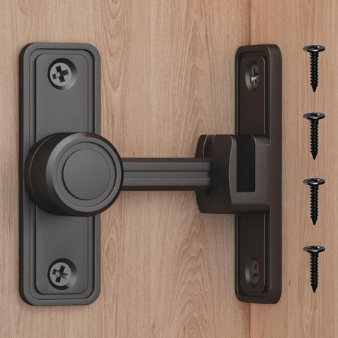 RETRIN barn door privacy latch with 90°/180° swing for interior doors
