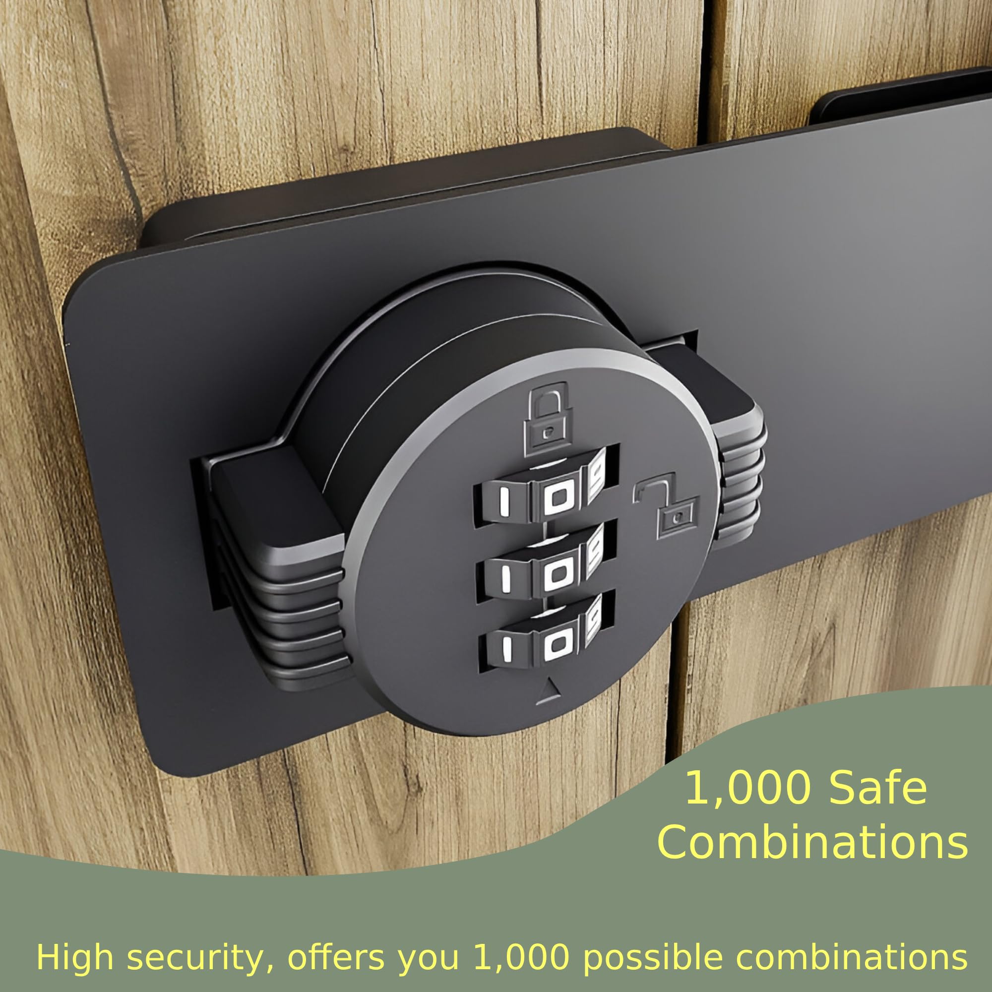 Drawer application with RETRIN lock showing keyless entry