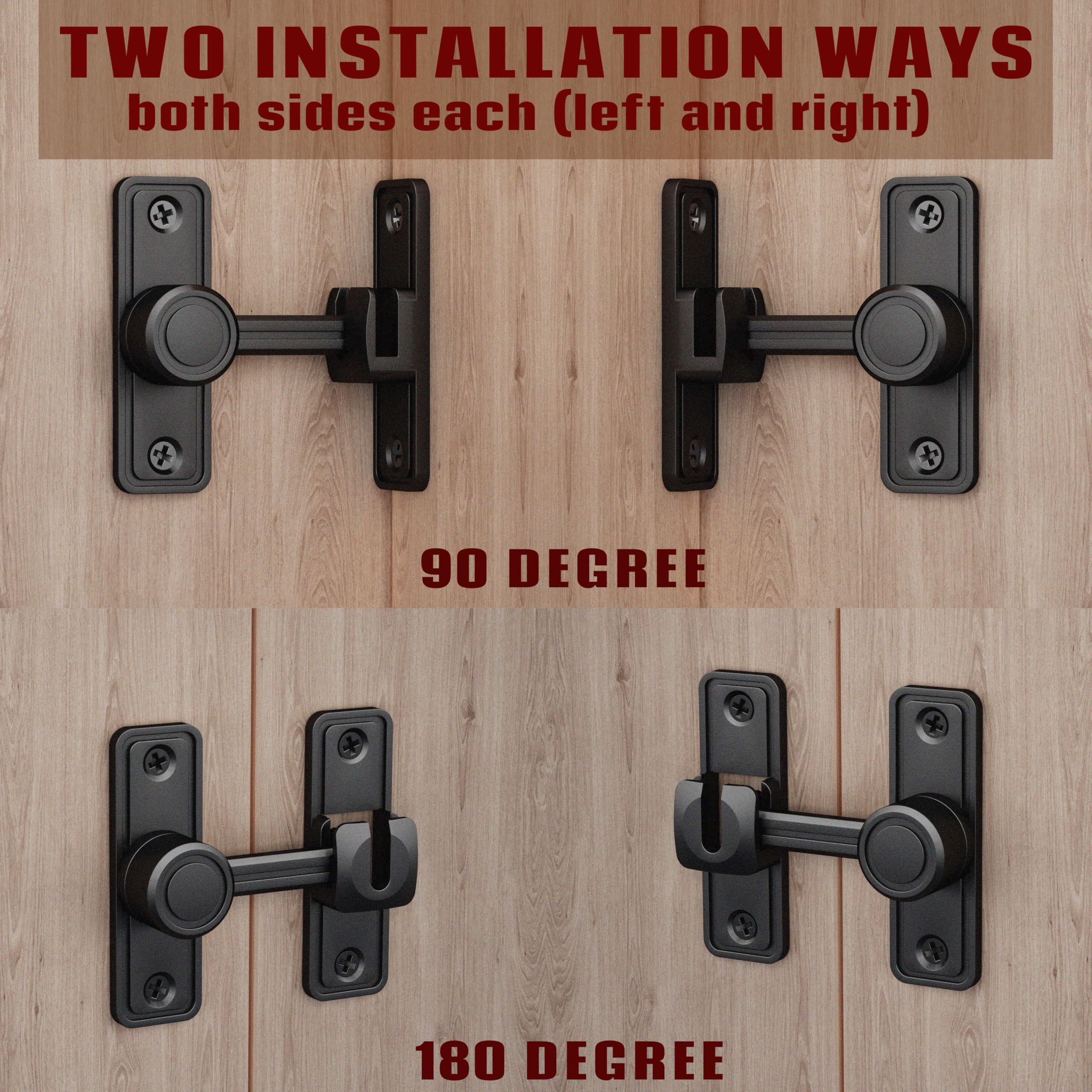 RETRIN zinc-alloy latch offers durable interior privacy
