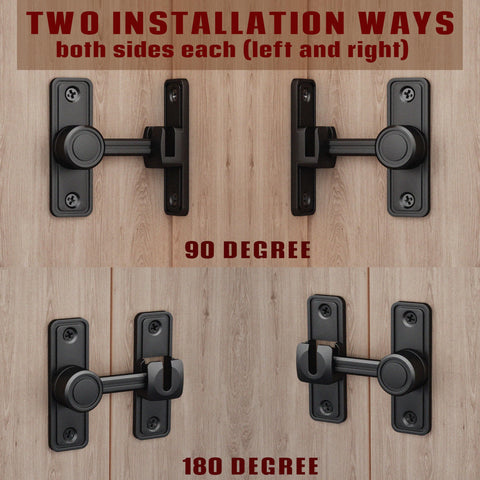 RETRIN zinc-alloy latch offers durable interior privacy