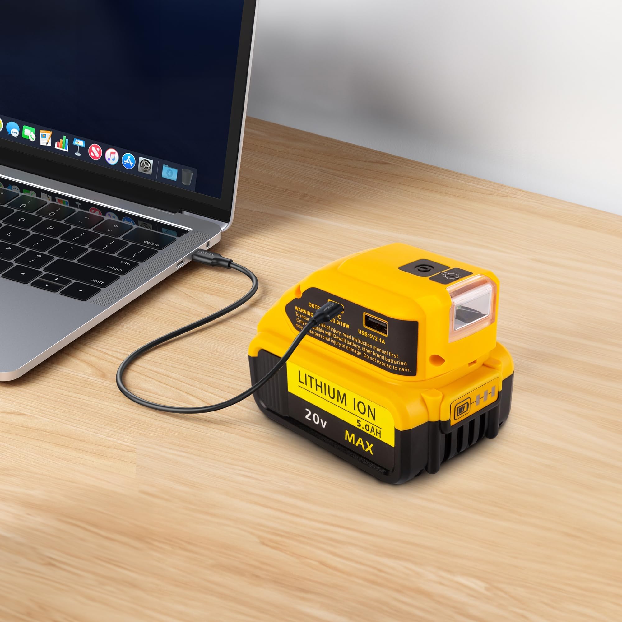 Compact tool-only converter ideal for camping and RV use