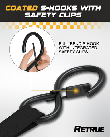 RETRUE soft loops included for delicate or irregular items