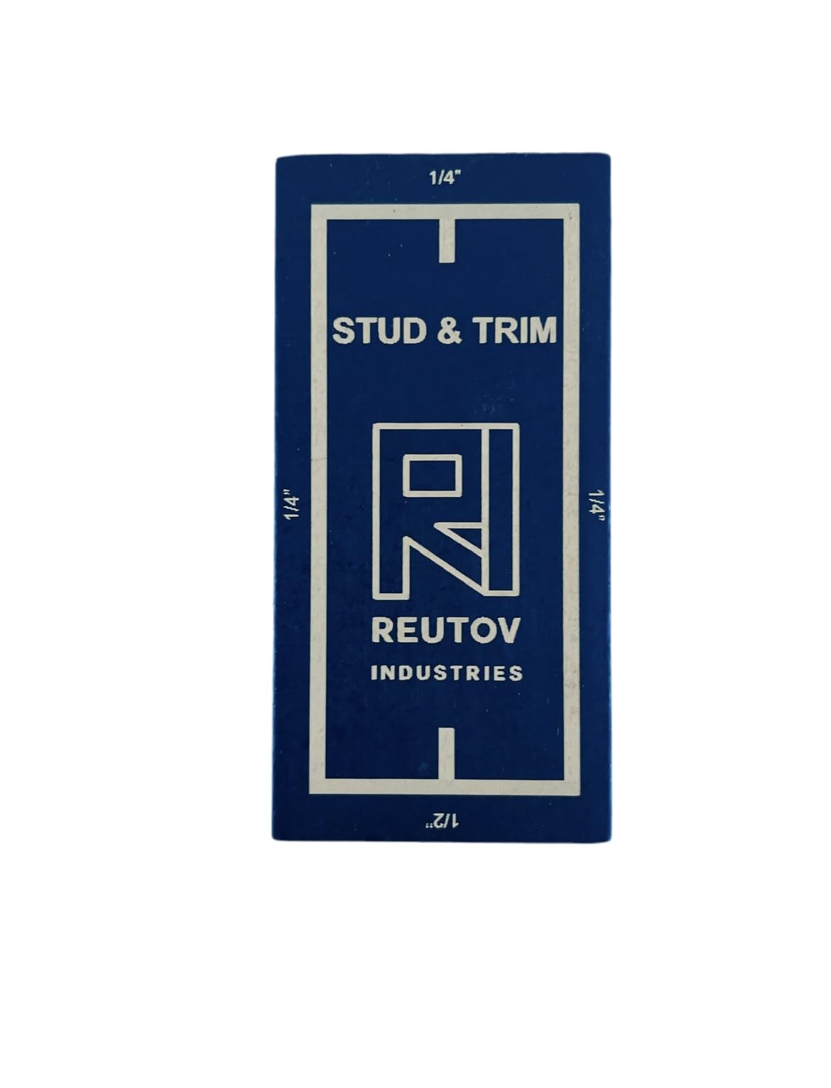 Reutov Industries 1/8-inch door gap reveal gauge for precise frame fitting.