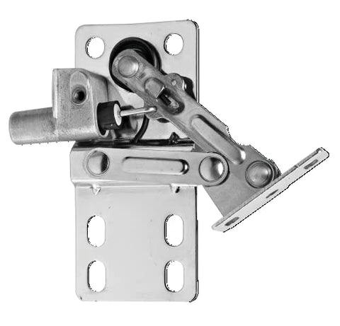 Rev-A-Shelf LD-0220-50SC installed hinges on a cabinet for quiet closing