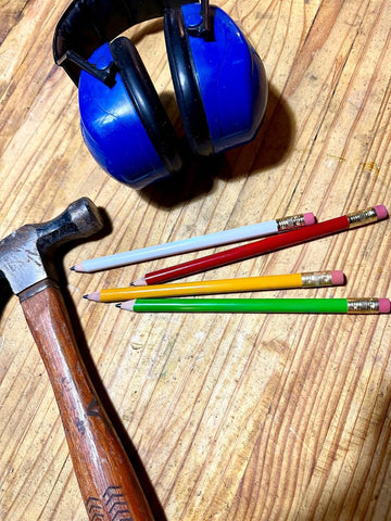 Students use RevMark pencil for arts and crafts projects.