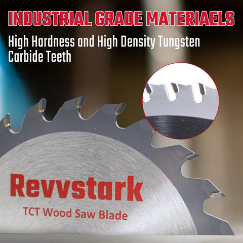 Revvstark 5/8-inch arbor demonstrates universal saw compatibility.