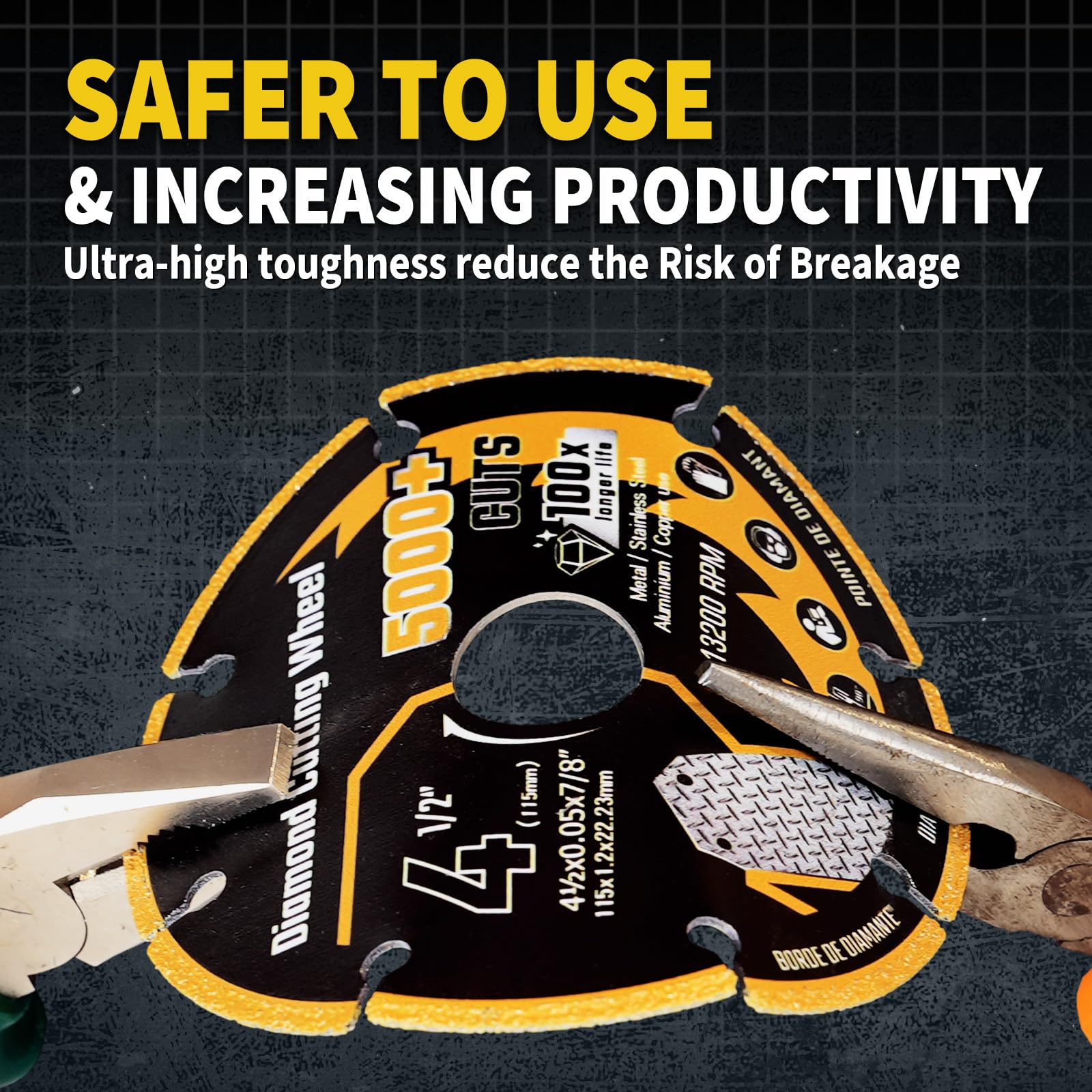Contaminant-free cutting reduces dust and cleanup time with Revvstark.