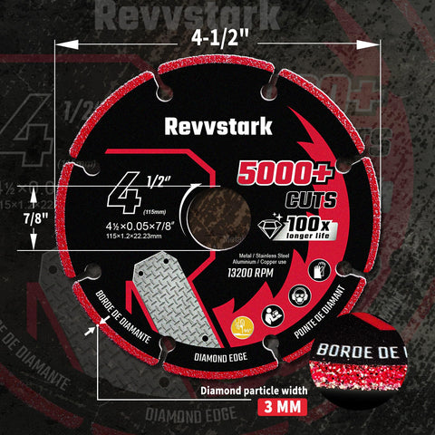 Revvstark wheel showcases versatility across rebar, angle iron, and more