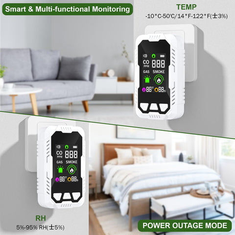 Rewguy plug-in power design keeps the detector ready without batteries.