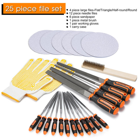 REXBETI flat file with durable T12 steel for long lasting cuts.