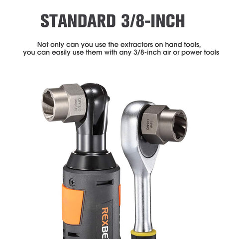 Tool in use shows gradual turning increasing socket grip on stubborn bolt.