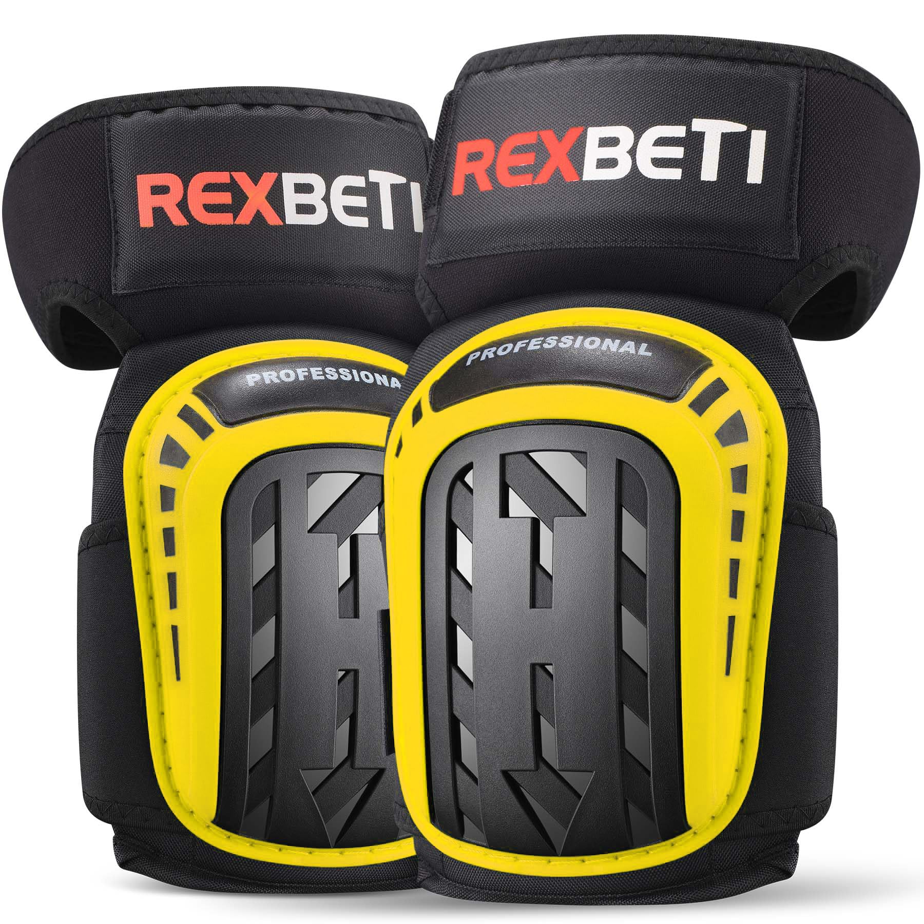 REXBETI knee pads foam gel cushion offers all-day comfort during heavy tasks.