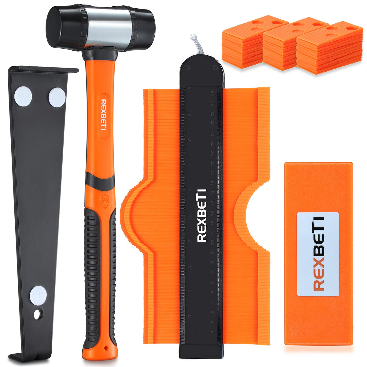 REXBETI laminate installation tapping block for precise boards and clean taps