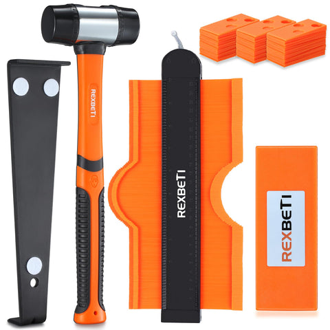 REXBETI laminate installation tapping block for precise boards and clean taps
