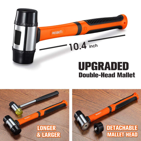 REXBETI pull bar 12.2 inch wide for stronger leverage and easier plank alignment
