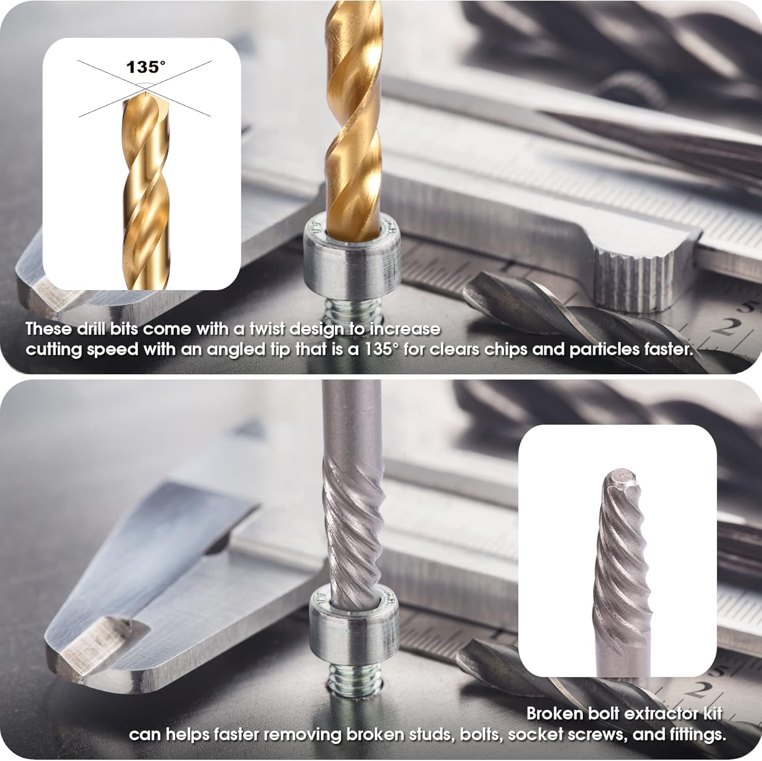 REXBETI quick-change impact adapter enables socket installation.