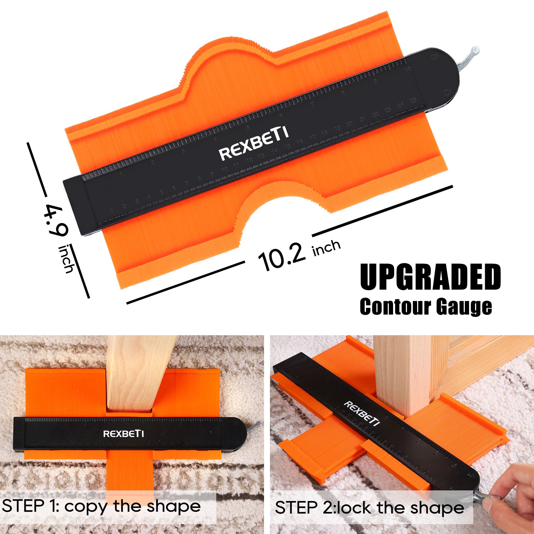 REXBETI spacers set of 40 keeps gaps consistent during installation