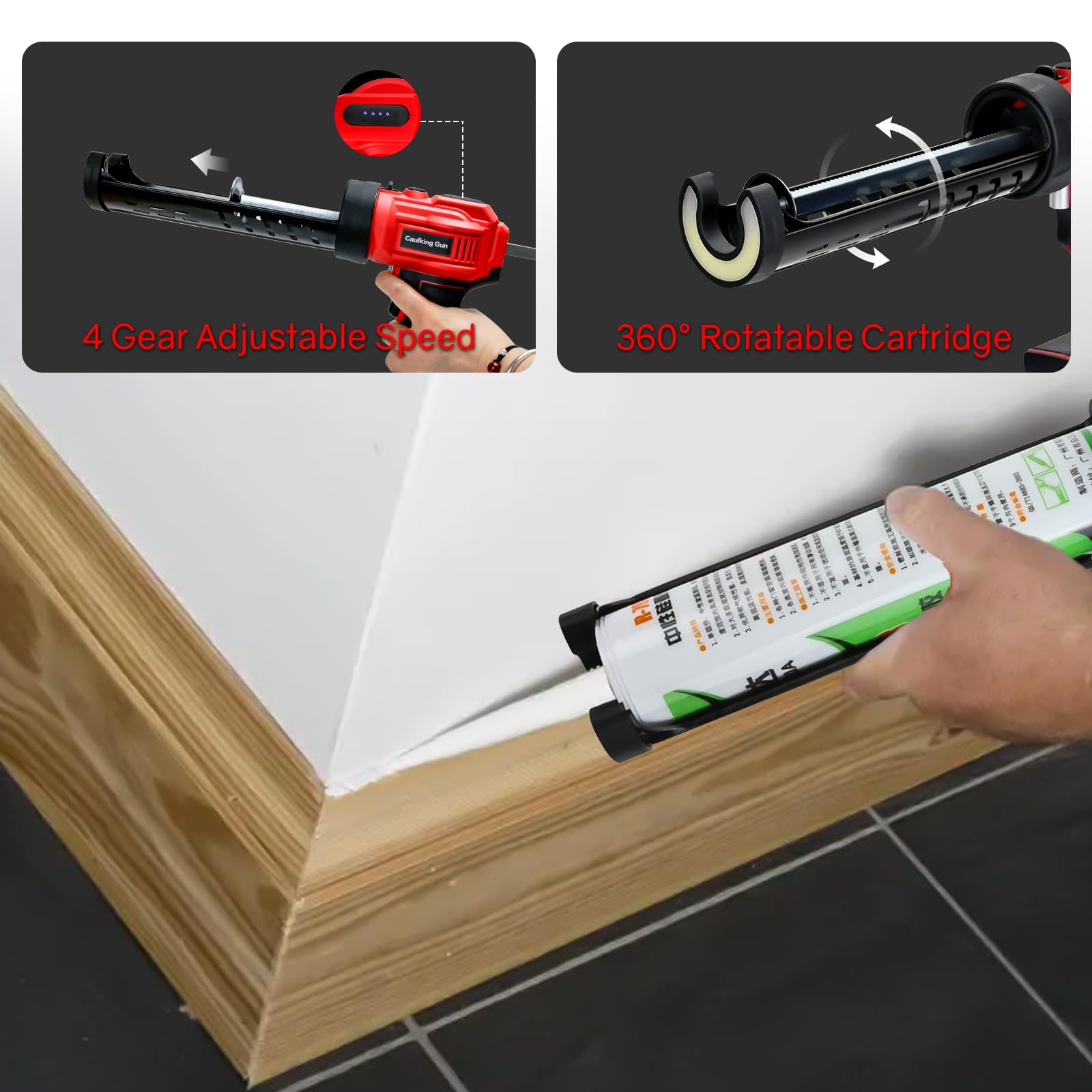RexLeLXB no-drip design minimizes mess and clean-up after sealing.
