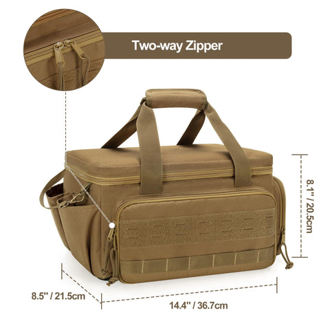 Rexmica 14-Inch Tool Bag padded handle reduces hand fatigue