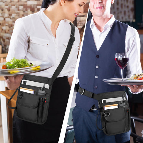 Rexmica lightweight apron measures 10 by 11.8 inches for easy movement.
