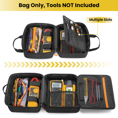 Rexmica bag clear inner pocket for quick meter visibility