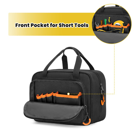 Rexmica bag main compartment with divider for easy meter storage