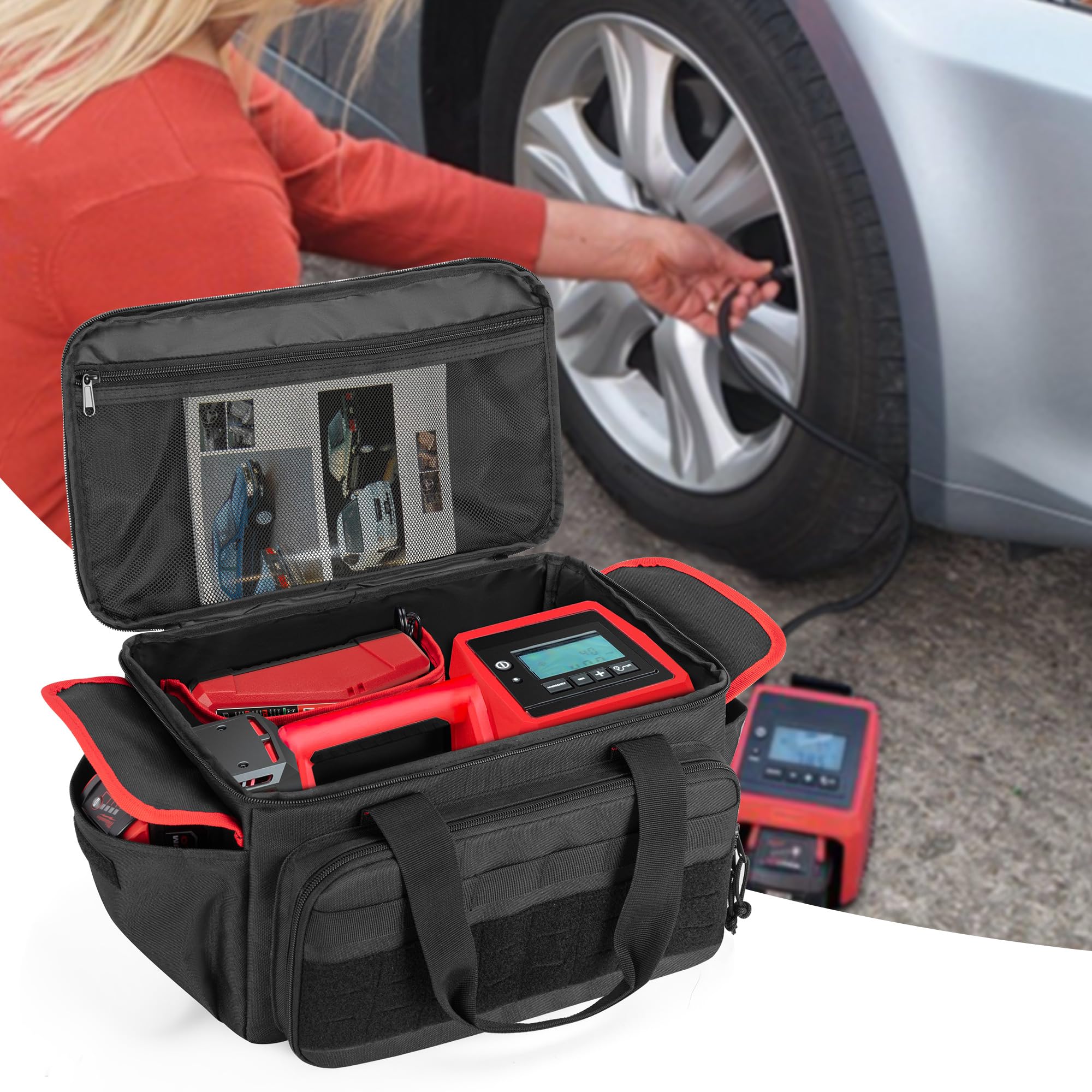 Rexmica carrying handles with padding provide comfortable, secure handling.