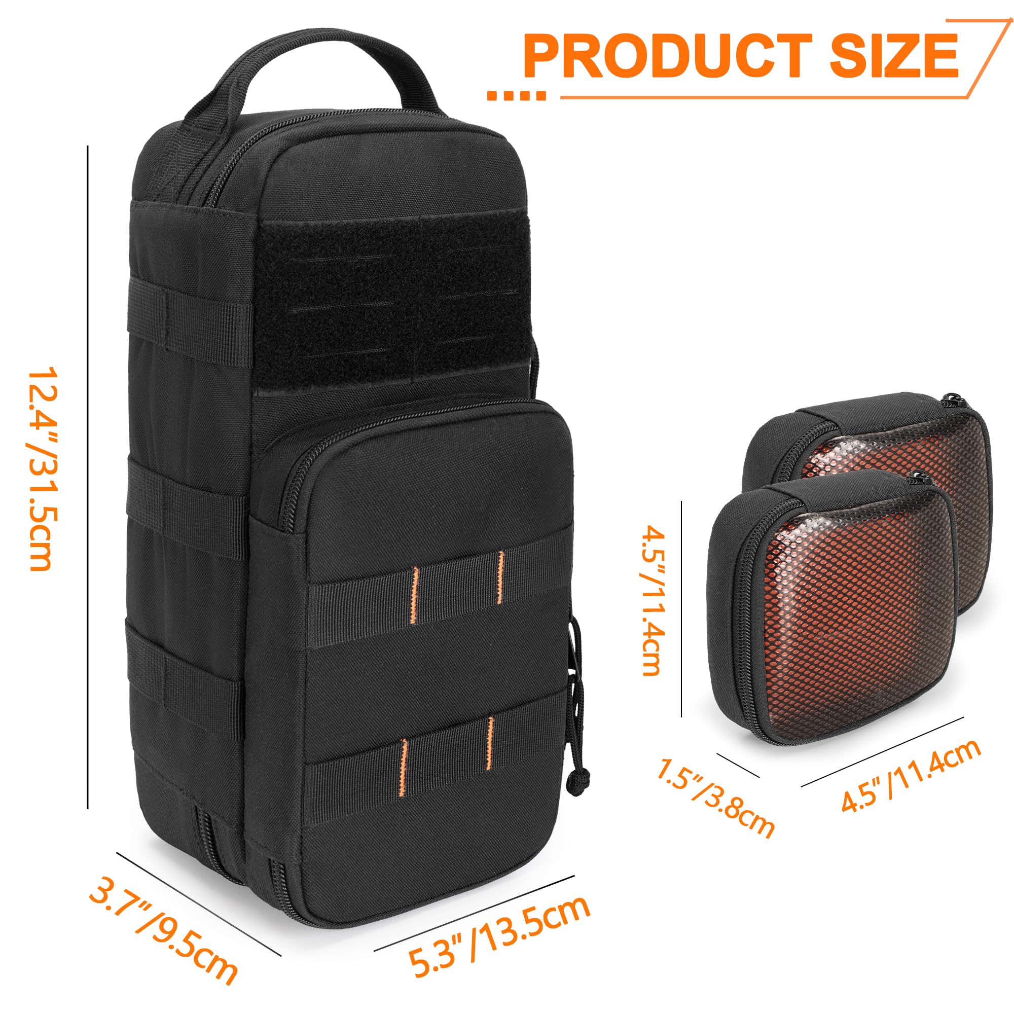 Transparent mesh cover keeps contents visible and prevents scratching