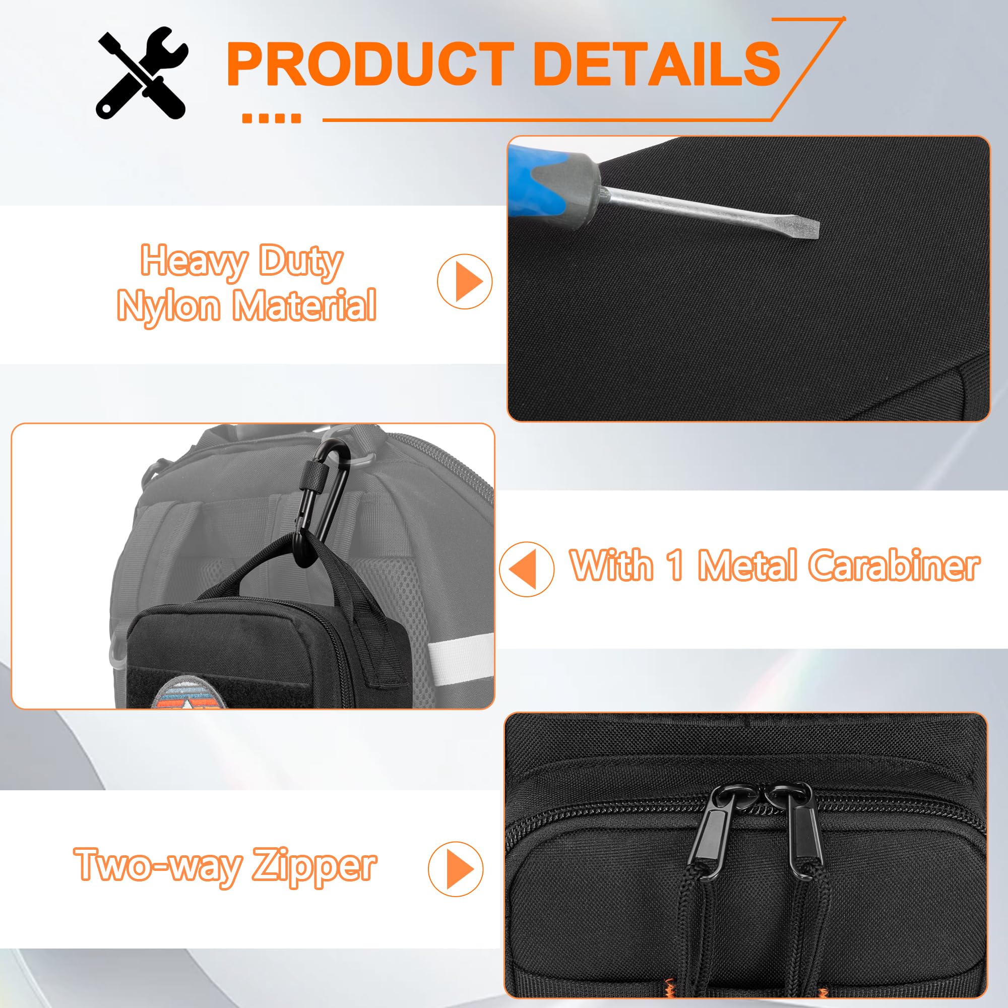 Rexmica heavy-duty nylon fabric ensures durability for daily and outdoor use