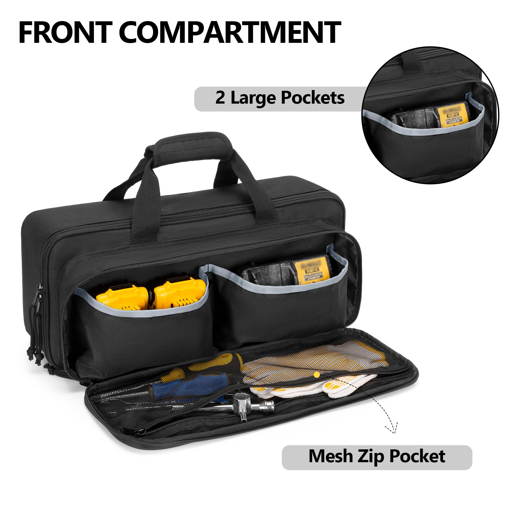 Rexmica bag in water-resistant nylon offering weather protection