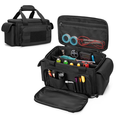 Rexmica small tool bag anti-slip bottom keeps tools steady on workbenches