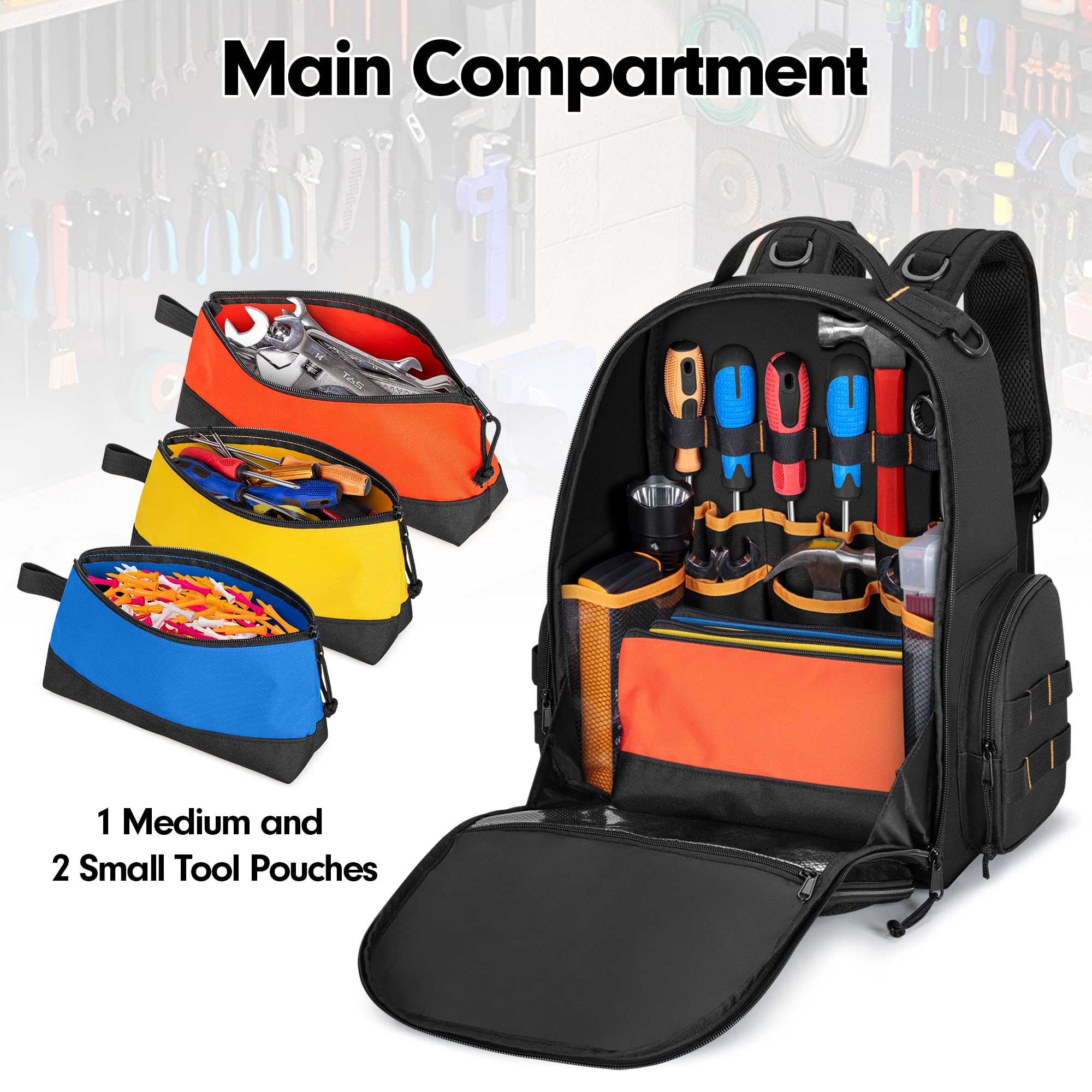 Rexmica design suited for electricians and mechanics with organized slots