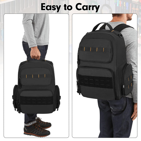 Rexmica front and side pockets for versatile tool access