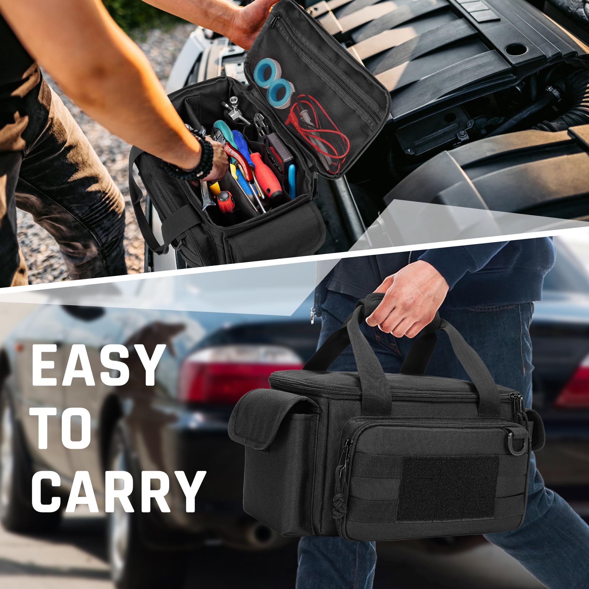 Rexmica top handle padded for comfortable grip during long days