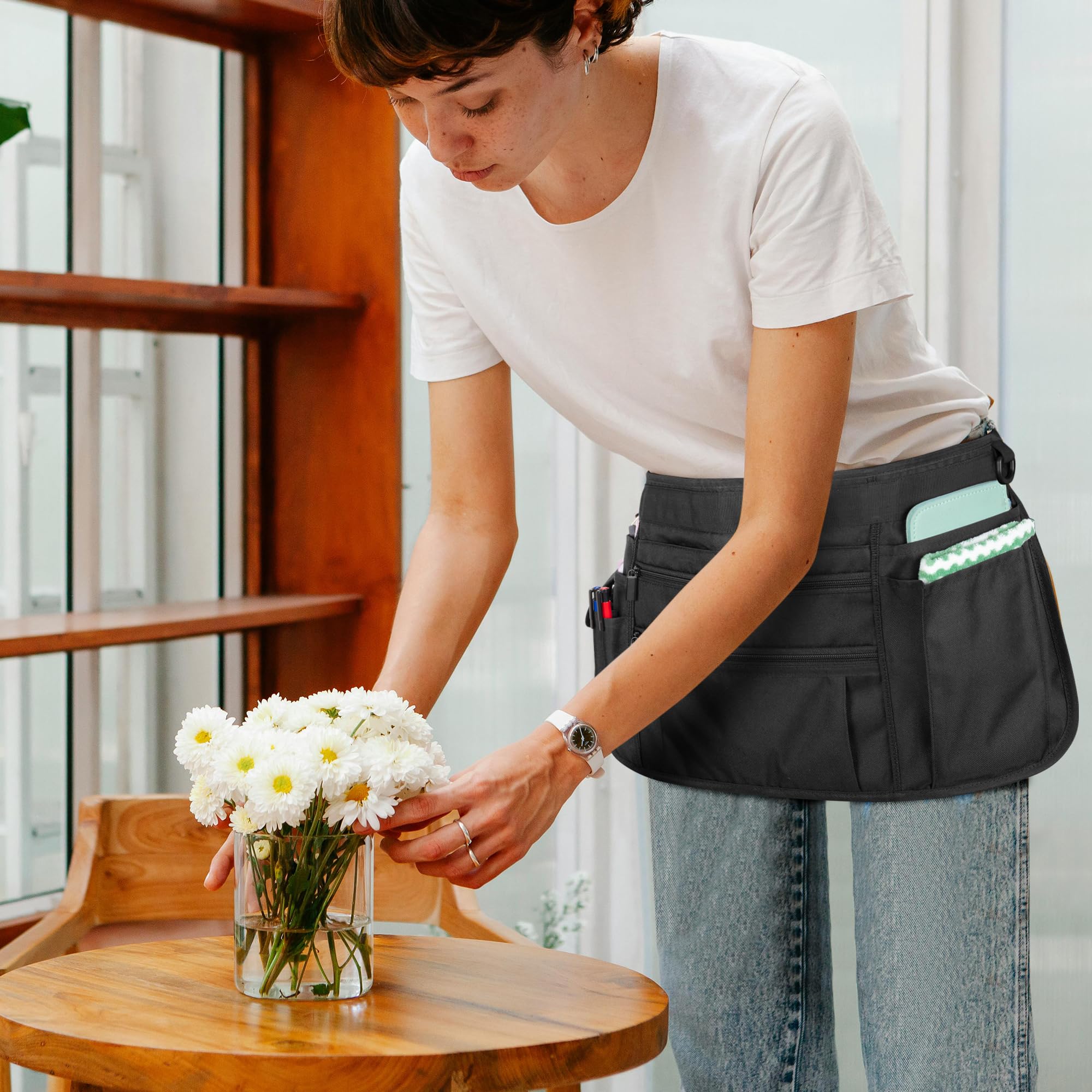 Rexmica restaurant-ready apron suitable for busy service environments.