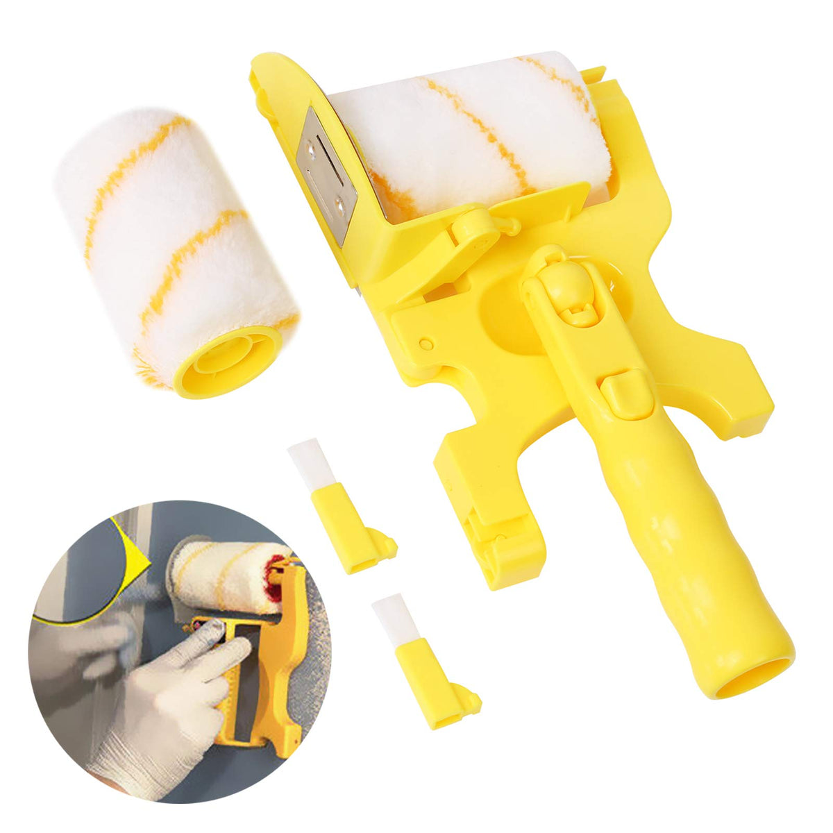 Rexroth paint edger handheld with roller for precise wall edges and neat corners.