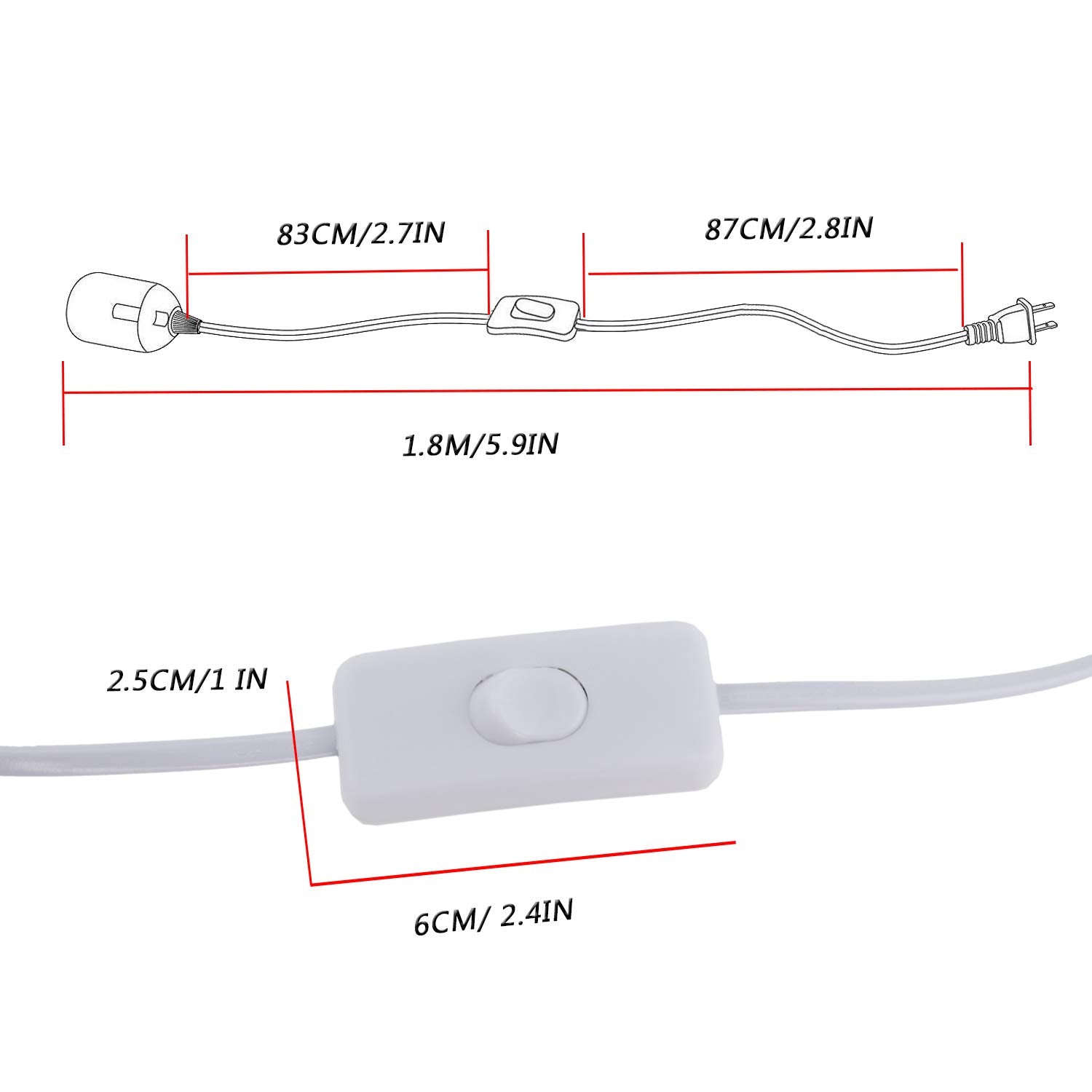 REXTIN four-pack E26/E27 sockets for multiple fixtures.