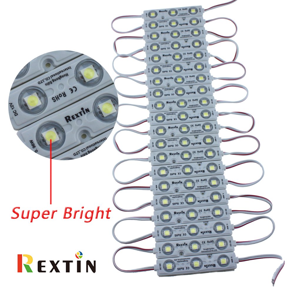 REXTiN letter-sign illumination LED module enhances storefront visibility.