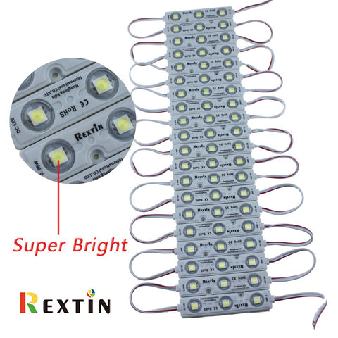 REXTiN letter-sign illumination LED module enhances storefront visibility.