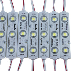 REXTiN Super Bright 3-LED module adhesive back for easy outdoor sign mounting.