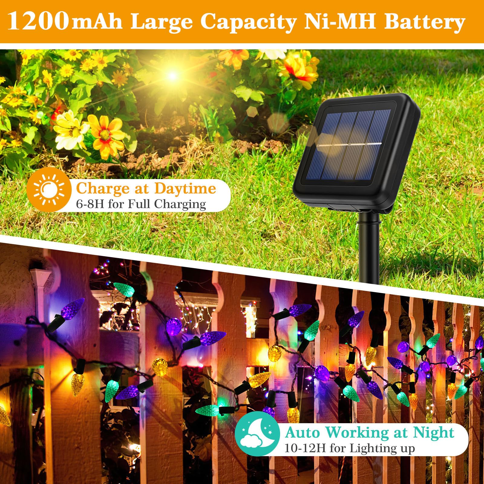 ReyeeInc outdoor IP65 lights withstand rain and sun for all-season celebrations