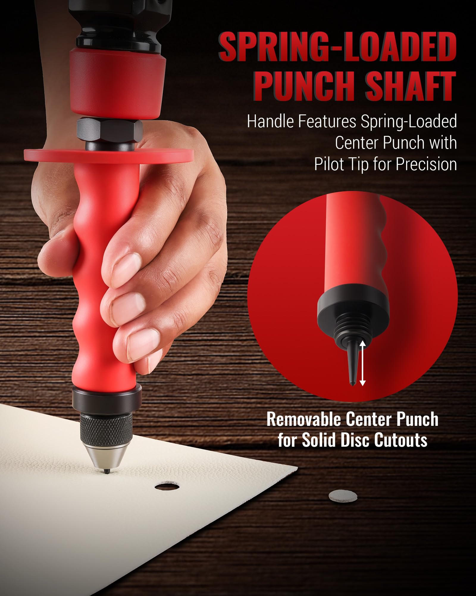 Reywoo Hole Punch Set spring-loaded center punch for accurate positioning