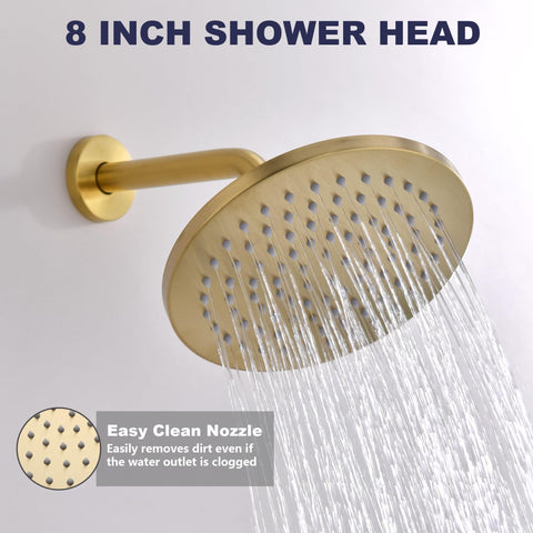 RF SUNUAN brushed gold all-metal construction resists rust and corrosion