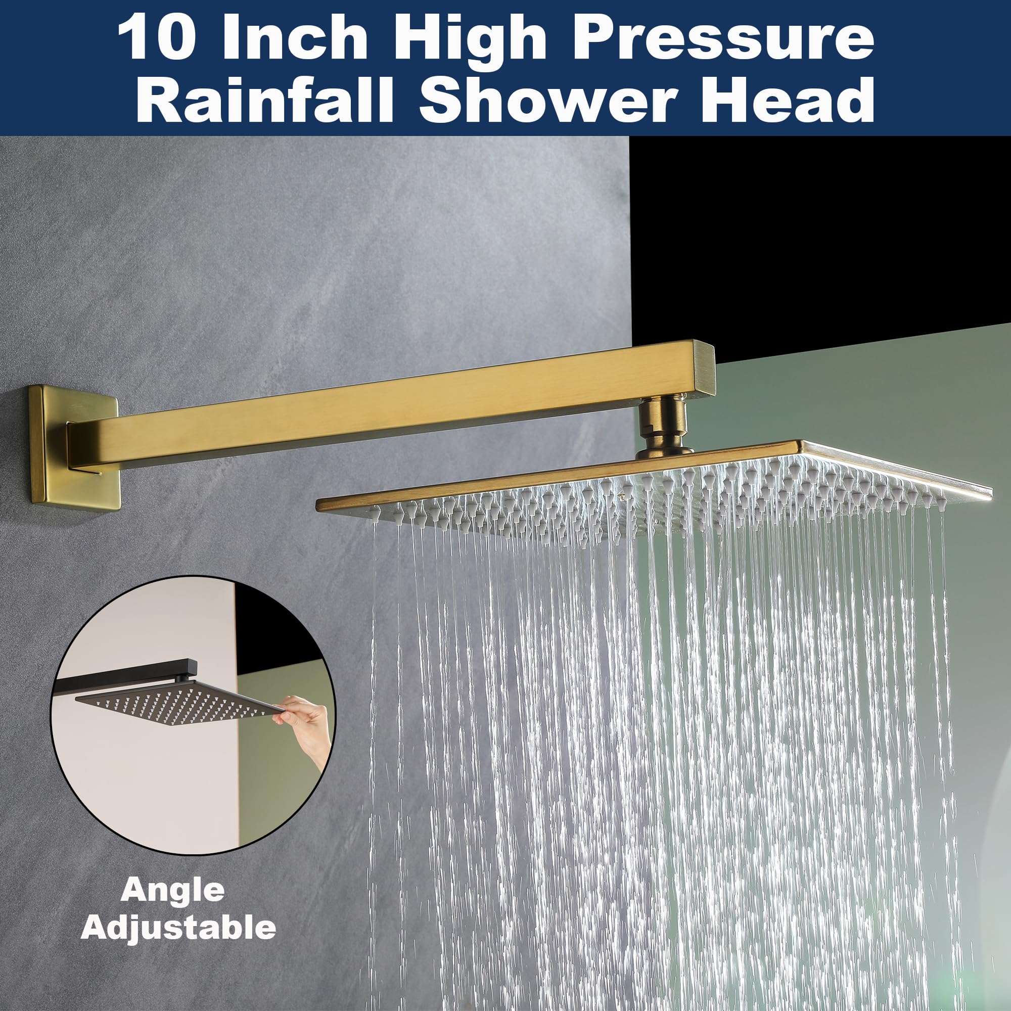 RF SUNUAN all-metal construction resists rust and wear in humid bathrooms.