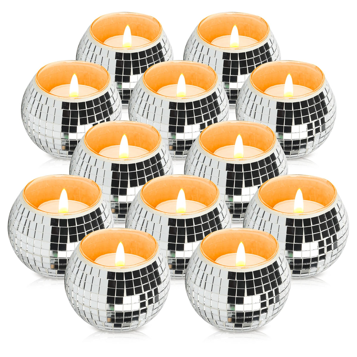 RGBDOT disco ball candle holder assembly for safe shipping and smooth setup