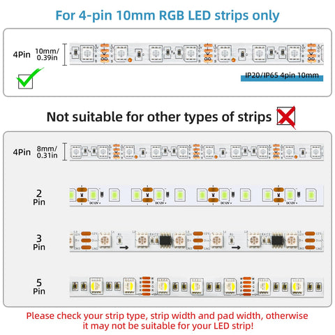 RGBZONE L-shaped corner connection for flexible RGB layouts